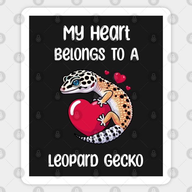 Leopard Gecko Sticker by dinokate